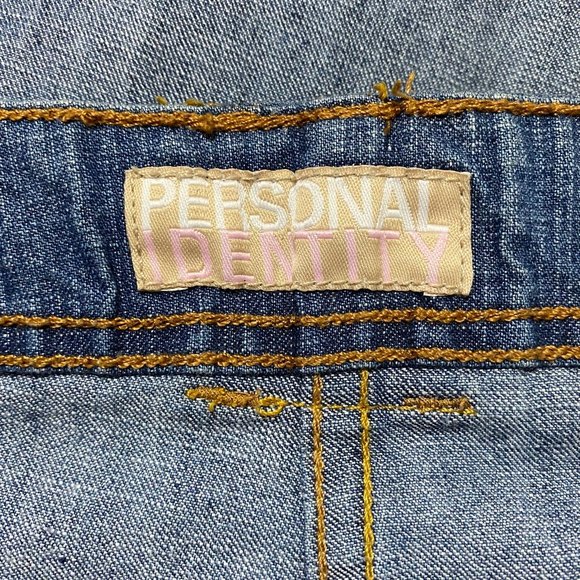 Personal Identity Stretch Denim Cuffed Capris Jeans Size 7/8 Blue - Picture 8 of 9